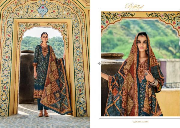 Belliza Gulnar Premium Pashmina Digital Print  Dress Material Collection